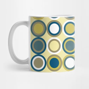 Funky Circles Retro Pattern Mug